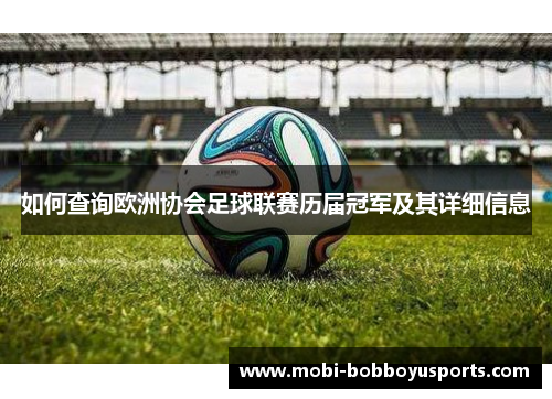 如何查询欧洲协会足球联赛历届冠军及其详细信息